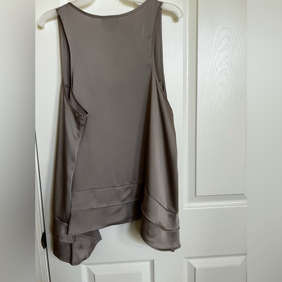 Open Front 3/4 Sleeves Crochet Sweater, & coordinating Tank Top. Taupe. - Picture 13 of 15